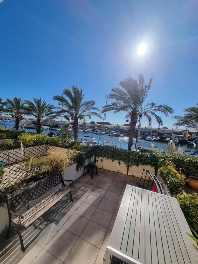 Cap Capistol Studio avec terrasse, vue port Agde Esterno foto
