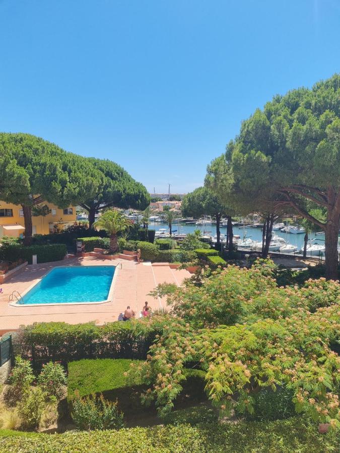 Cap Capistol Studio avec terrasse, vue port Agde Esterno foto